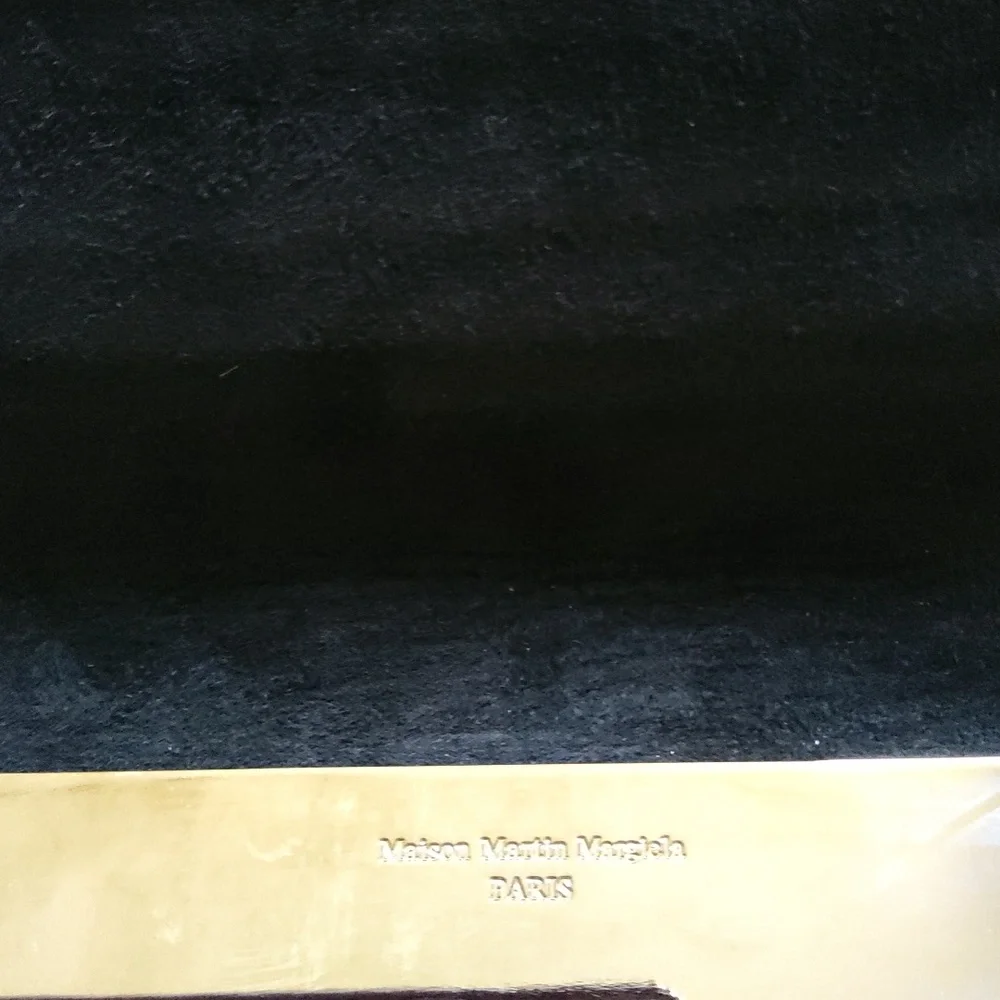 💥NEW💥MAISON MARTIN MARGIELA🥳Host Pick🥳Peach Suede Clutch - Picture 3 of 7